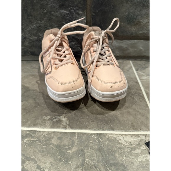 Miya-Miya Roller Skate Shoes Girl's Pink Kids Size 1 Adjustable Rollers Button - Picture 9 of 16